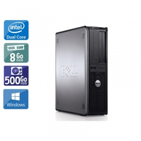 Dell Optiplex 780 Desktop Dual Core 8Go RAM 500Go HDD Windows 10