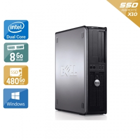 Dell Optiplex 780 Desktop Dual Core 8Go RAM 480Go SSD Windows 10