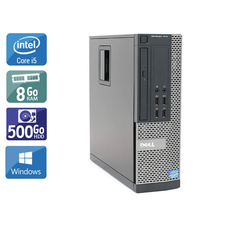 Dell Optiplex 9010 SFF i5 8Go RAM 500Go HDD Windows 10