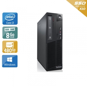 Lenovo ThinkCentre M73 SFF i3 8Go RAM 480Go SSD Windows 10