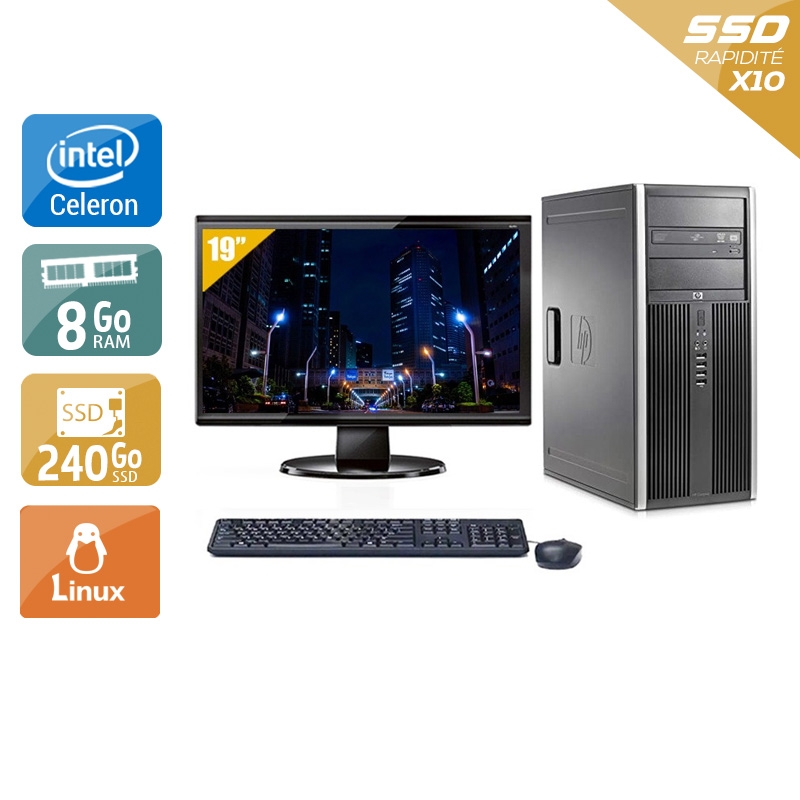 Acheter HP Compaq dc7800 Tower Celeron Dual Core + Écran - 19'' 8Go RAM 240Go SSD Linux Bon étatOccasion certifiée reconditionnée Bon état - 224,17 € HP Compaq dc7800 Tower Celeron Dual Core + Écran - 19'' 8Go RAM 240Go SSD Linux Bon étatOccasion certifiée reconditionnée Bon état - reconditionné disponible sur Kiatoo