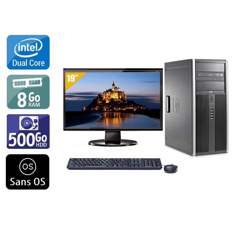 Acheter HP Compaq dc7800 Tower Dual Core + Écran - 19'' 8Go RAM 500Go HDD Sans OS Bon étatOccasion certifiée reconditionnée Bon état - 224,17 € HP Compaq dc7800 Tower Dual Core + Écran - 19'' 8Go RAM 500Go HDD Sans OS Bon étatOccasion certifiée reconditionnée Bon état - reconditionné disponible sur Kiatoo