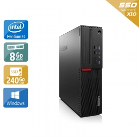 Lenovo ThinkCentre M700 SFF Pentium G Dual Core Gen 6 8Go RAM 240Go SSD Windows 10