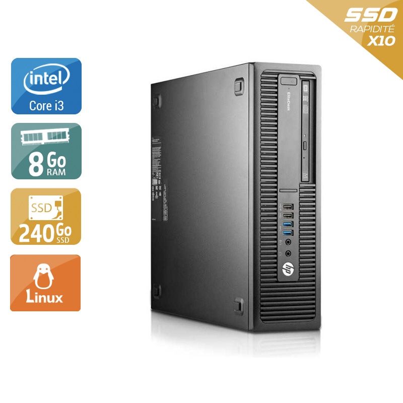 Acheter HP EliteDesk 800 G2 SFF i3 Gen 6 - 8Go RAM 240Go SSD Linux Très bon étatOccasion certifiée reconditionnée Bon état - 232,50 € HP EliteDesk 800 G2 SFF i3 Gen 6 - 8Go RAM 240Go SSD Linux Très bon étatOccasion certifiée reconditionnée Bon état - reconditionné disponible sur Kiatoo