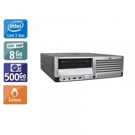 HP Compaq dc7700 SFF Core 2 Duo 8Go RAM 500Go HDD Linux