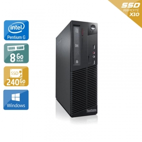 Lenovo ThinkCentre M72E SFF Pentium G Dual Core 8Go RAM 240Go SSD Windows 10