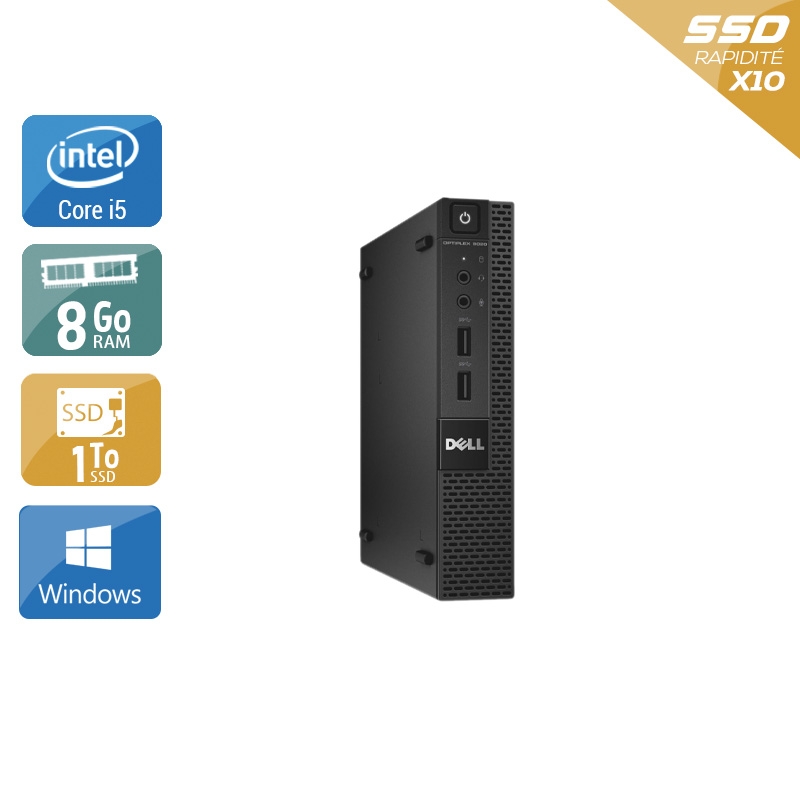 Dell Optiplex 9020M USDT i5 8Go RAM 1To SSD Windows 10