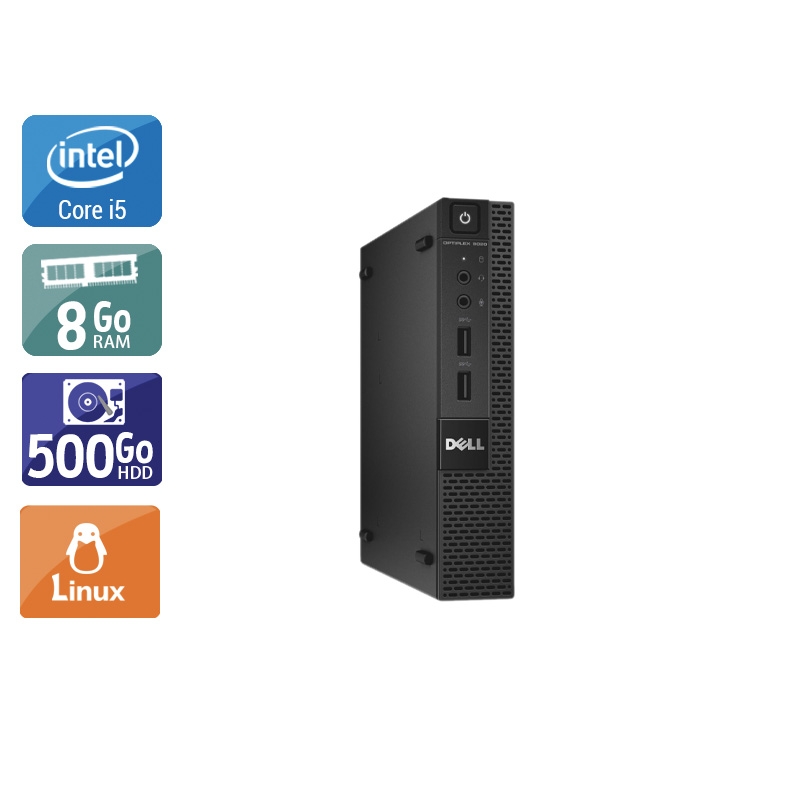 Dell Optiplex 9020M USDT i5 8Go RAM 500Go HDD Linux