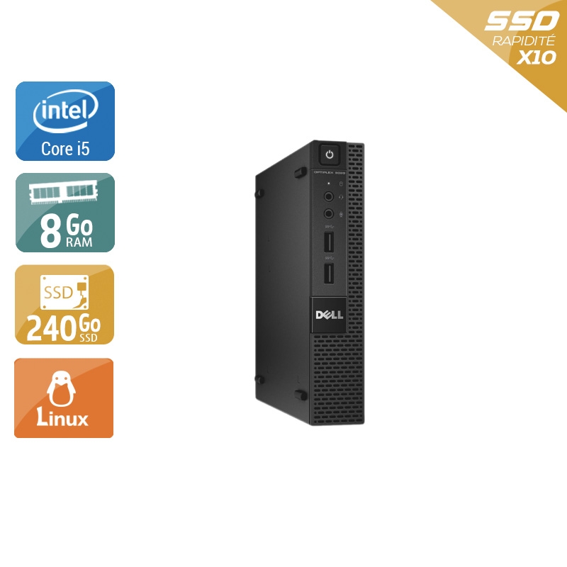 Acheter Dell Optiplex 9020M USDT i5 - 8Go RAM 240Go SSD Linux Très bon étatOccasion certifiée reconditionnée Bon état - 232,50 € Dell Optiplex 9020M USDT i5 - 8Go RAM 240Go SSD Linux Très bon étatOccasion certifiée reconditionnée Bon état - reconditionné disponible sur Kiatoo