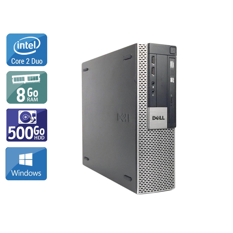 Dell Optiplex 960 SFF Core 2 Duo 8Go RAM 500Go HDD Windows 10
