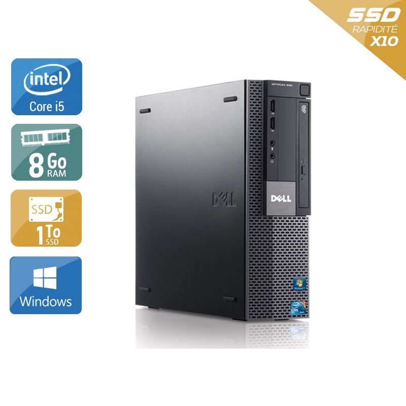 Dell Optiplex 980 SFF i5 8Go RAM 1To SSD Windows 10