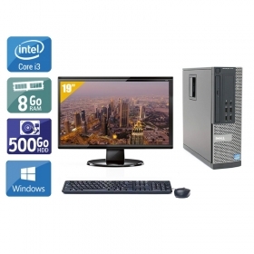 Dell Optiplex 790 SFF i3 avec Écran 19 pouces 8Go RAM 500Go HDD Windows 10