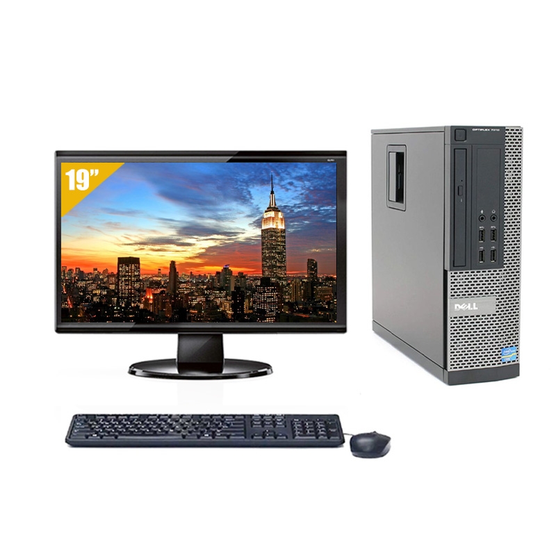 Dell Optiplex 790 SFF i5 avec Écran 19 pouces 16Go RAM 1To SSD Windows 10