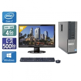 Dell Optiplex 790 SFF i7 avec Écran 19 pouces 4Go RAM 500Go HDD Windows 10