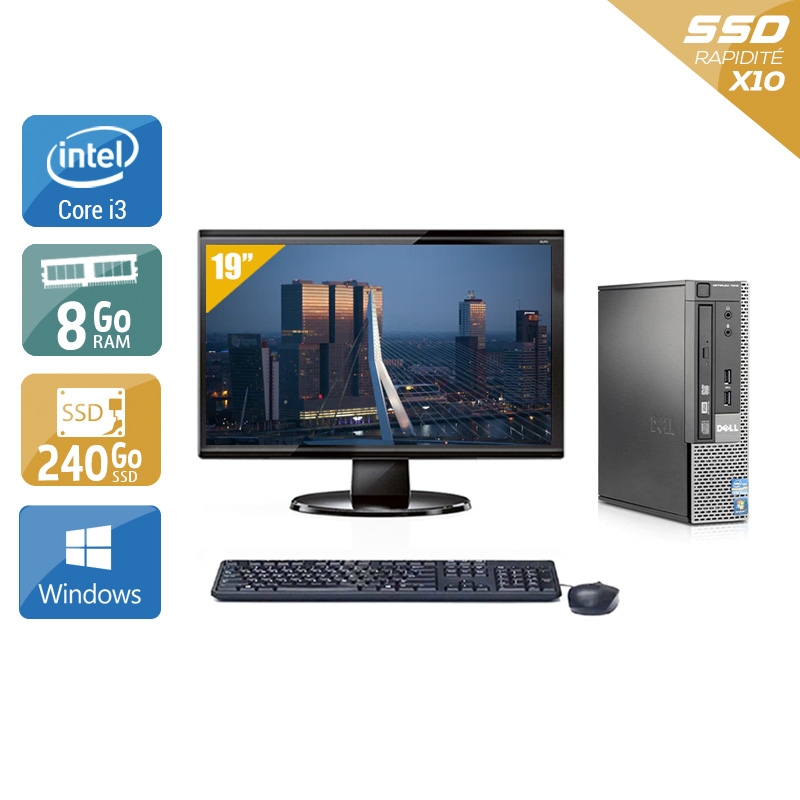 Acheter Dell Optiplex 790 USDT i3 + Écran - 19'' 8Go RAM 240Go SSD Windows 10 Bon étatOccasion certifiée reconditionnée Bon état - 224,17 € Dell Optiplex 790 USDT i3 + Écran - 19'' 8Go RAM 240Go SSD Windows 10 Bon étatOccasion certifiée reconditionnée Bon état - reconditionné disponible sur Kiatoo
