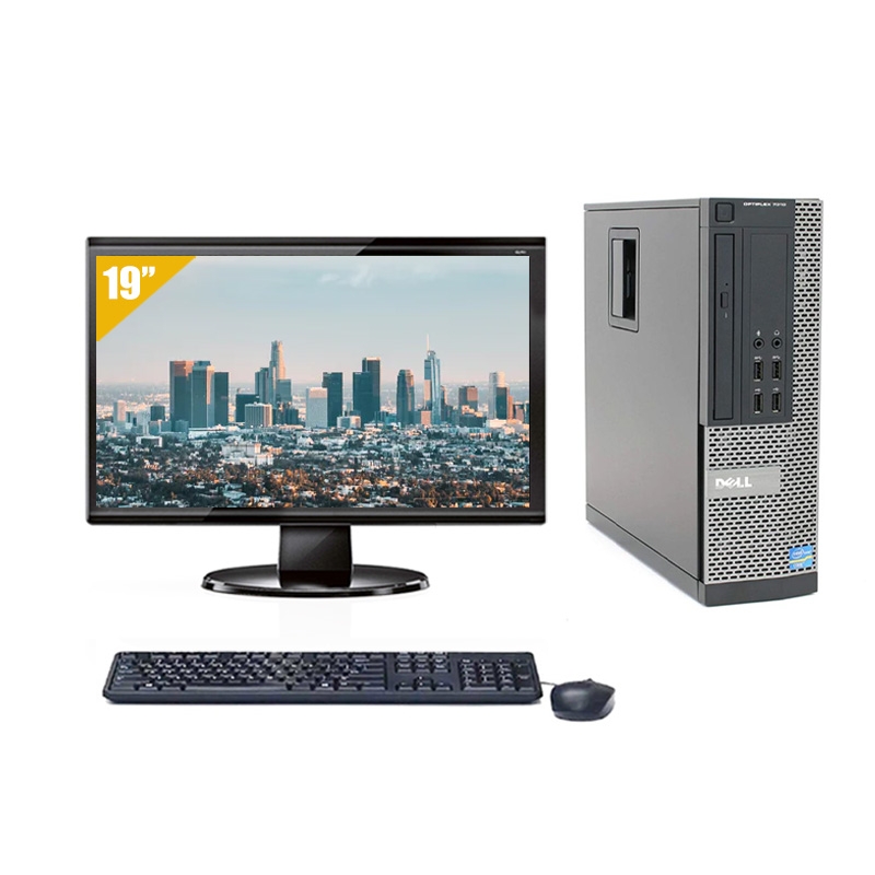 Dell Optiplex 9020 SFF i5 avec Écran 19 pouces 8Go RAM 240Go SSD Sans OS