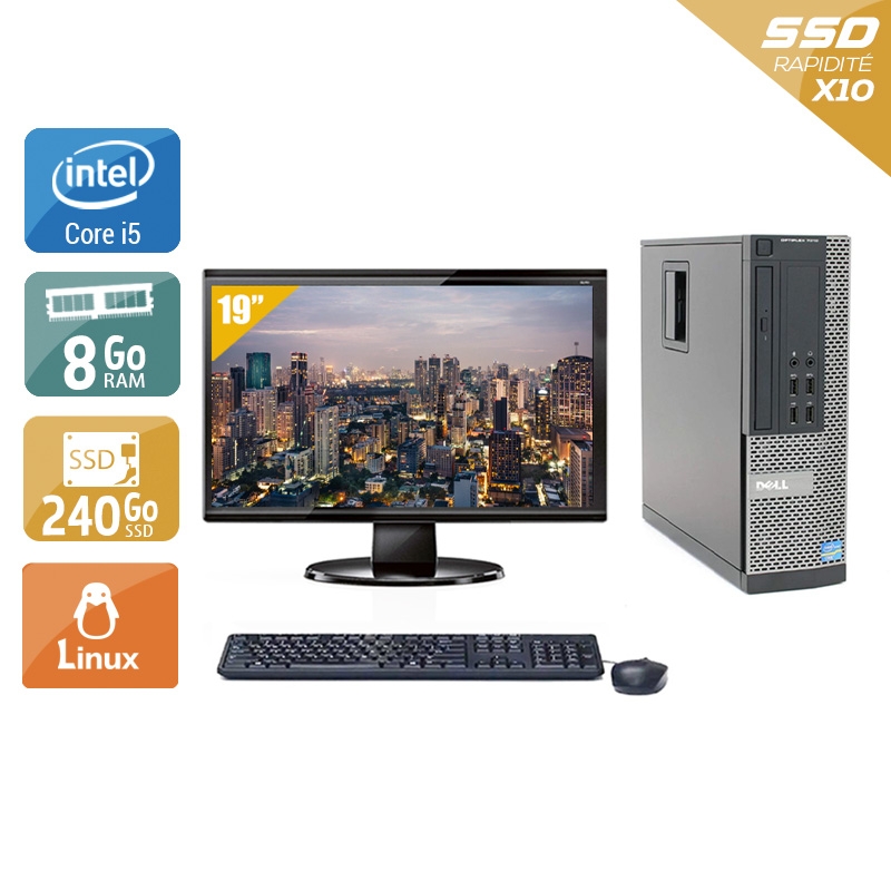 Acheter Dell Optiplex 990 SFF i5 + Écran - 19'' 8Go RAM 240Go SSD Linux Bon étatOccasion certifiée reconditionnée Bon état - 224,17 € Dell Optiplex 990 SFF i5 + Écran - 19'' 8Go RAM 240Go SSD Linux Bon étatOccasion certifiée reconditionnée Bon état - reconditionné disponible sur Kiatoo