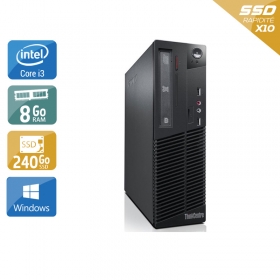 Lenovo ThinkCentre M81 SFF i3 8Go RAM 240Go SSD Windows 10