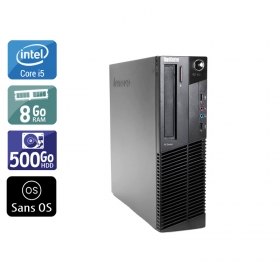 Lenovo ThinkCentre M83 SFF i5 8Go RAM 500Go HDD Sans OS