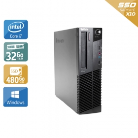 Lenovo ThinkCentre M83 SFF i7 32Go RAM 480Go SSD Windows 10