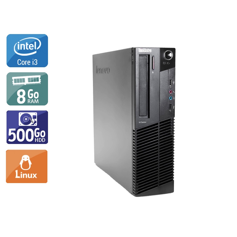 Acheter Lenovo ThinkCentre M92 SFF i3 - 8Go RAM 500Go HDD Linux Très bon étatOccasion certifiée reconditionnée Bon état - 232,50 € Lenovo ThinkCentre M92 SFF i3 - 8Go RAM 500Go HDD Linux Très bon étatOccasion certifiée reconditionnée Bon état - reconditionné disponible sur Kiatoo