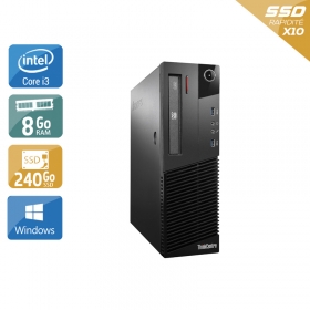 Lenovo ThinkCentre M93 SFF i3 8Go RAM 240Go SSD Windows 10