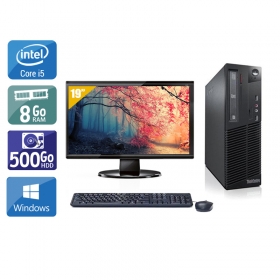 Lenovo ThinkCentre M81 SFF i5 avec Écran 19 pouces 8Go RAM 500Go HDD Windows 10