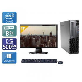 Lenovo ThinkCentre M82 SFF i5 avec Écran 19 pouces 8Go RAM 500Go HDD Windows 10