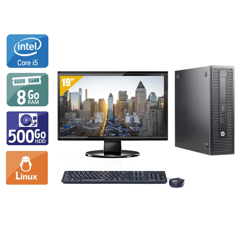 Acheter HP ProDesk 600 G1 SFF i5 + Écran - 19'' 8Go RAM 500Go HDD Linux Très bon étatOccasion certifiée reconditionnée Bon état - 265,84 € HP ProDesk 600 G1 SFF i5 + Écran - 19'' 8Go RAM 500Go HDD Linux Très bon étatOccasion certifiée reconditionnée Bon état - reconditionné disponible sur Kiatoo