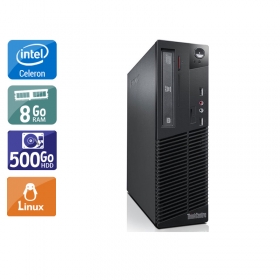 Lenovo ThinkCentre M82 SFF Celeron Dual Core 8Go RAM 500Go HDD Linux