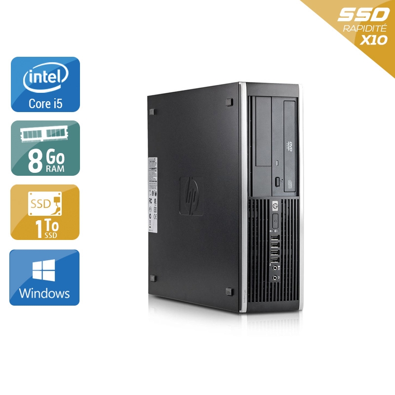 HP Compaq Elite 8100 SFF i5 - 8Go RAM 1To SSD Windows 10  Très bon étatOccasion certifiée reconditionnée Bon état -  reconditionné disponible sur Kiatoo