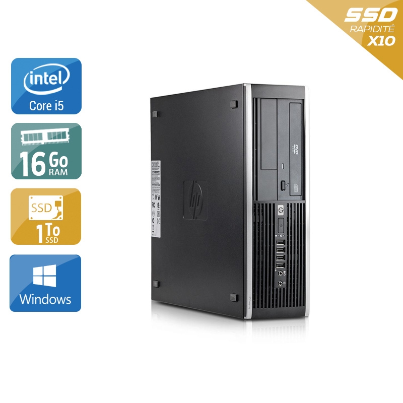 HP Compaq Elite 8100 SFF i5 16Go RAM 1To SSD Windows 10