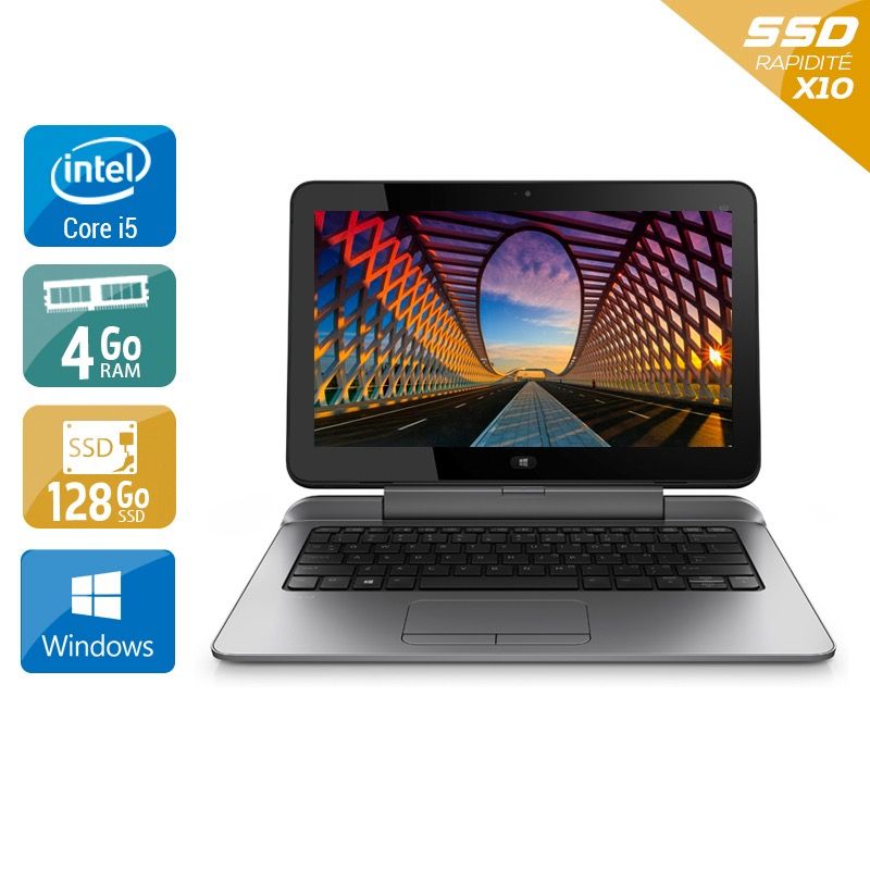 HP Pro X2 612 G1 Tablet i5 4Go RAM 128Go SSD Windows 10