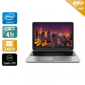 HP ProBook 650 G1 i3 8Go RAM 240Go SSD Sans OS