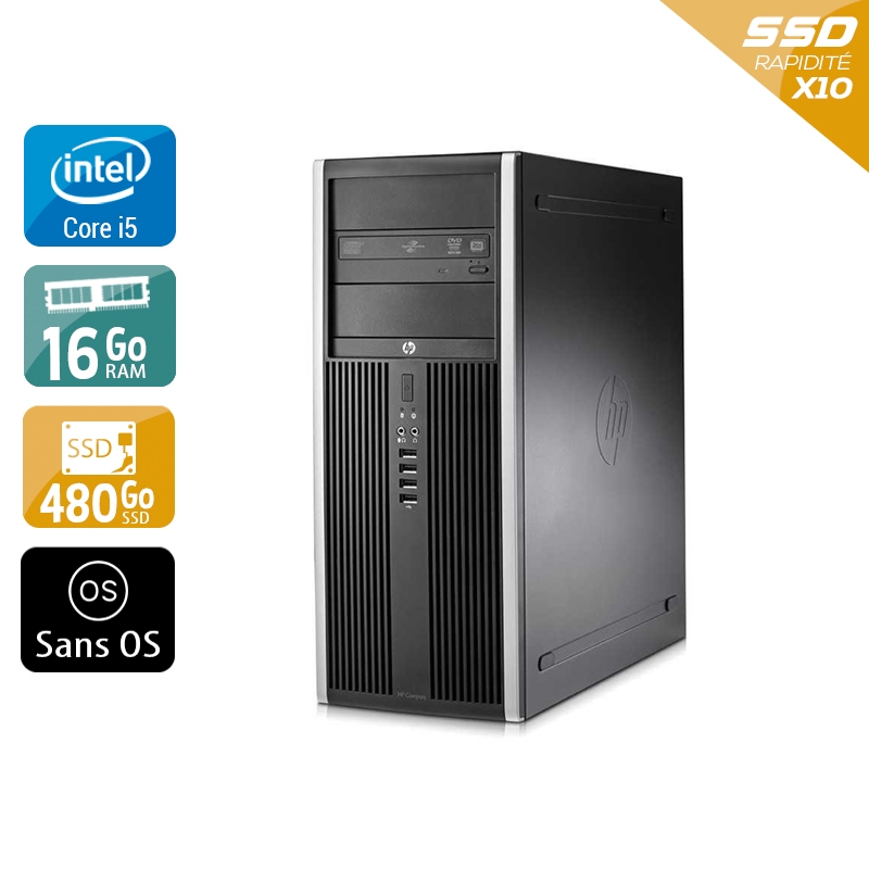 Acheter HP Compaq Elite 8100 Tower i5 - 16Go RAM 480Go SSD Sans OS Très bon étatOccasion certifiée reconditionnée Bon état - 307,50 € HP Compaq Elite 8100 Tower i5 - 16Go RAM 480Go SSD Sans OS Très bon étatOccasion certifiée reconditionnée Bon état - reconditionné disponible sur Kiatoo