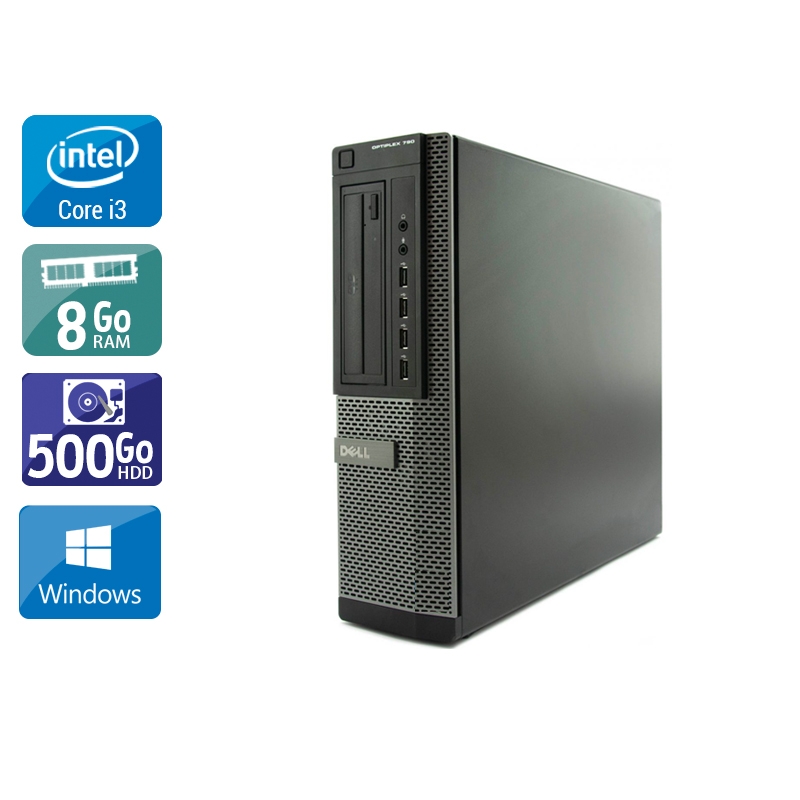 Dell Optiplex 790 Desktop i3 8Go RAM 500Go HDD Windows 10