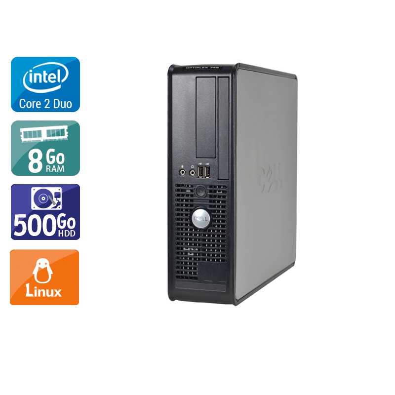 Acheter Dell Optiplex 745 SFF Core 2 Duo - 8Go RAM 500Go HDD Linux Bon étatOccasion certifiée reconditionnée Bon état - 190,83 € Dell Optiplex 745 SFF Core 2 Duo - 8Go RAM 500Go HDD Linux Bon étatOccasion certifiée reconditionnée Bon état - reconditionné disponible sur Kiatoo