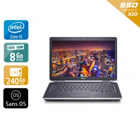 Dell Latitude e6440 i5  - 8Go RAM 240Go SSD Sans OS