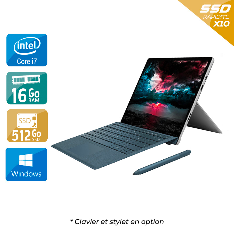 Acheter Microsoft Surface Pro 5 12,3'' (modèle 1796 _ 2017) i7 Gen 7 16Go RAM 512Go SSD Windows 10 État correctOccasion certifiée reconditionnée Bon état - 665,83 € Microsoft Surface Pro 5 12,3'' (modèle 1796 _ 2017) i7 Gen 7 16Go RAM 512Go SSD Windows 10 État correctOccasion certifiée reconditionnée Bon état - reconditionné disponible sur Kiatoo