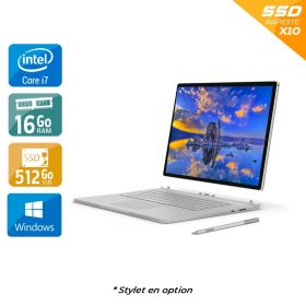Microsoft Surface Book 2 13,5" i7 Gen 8 16Go RAM 512Go SSD Windows 10