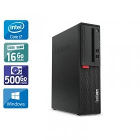 Lenovo ThinkCentre M910 SFF i7 Gen 6 16Go RAM 500Go HDD Windows 10