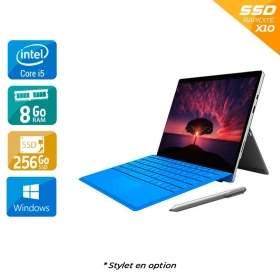Microsoft Surface Pro 4 12,3" i5 Gen 6 8Go RAM 256Go SSD Windows 10 Avec Clavier
