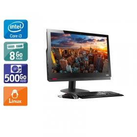 Lenovo ThinkCentre M910Z AIO i3 Gen 7 24" - 8Go RAM 500Go HDD Linux