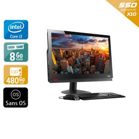 Lenovo ThinkCentre M910Z AIO i3 Gen 7 24" - 8Go RAM 480Go SSD Sans OS