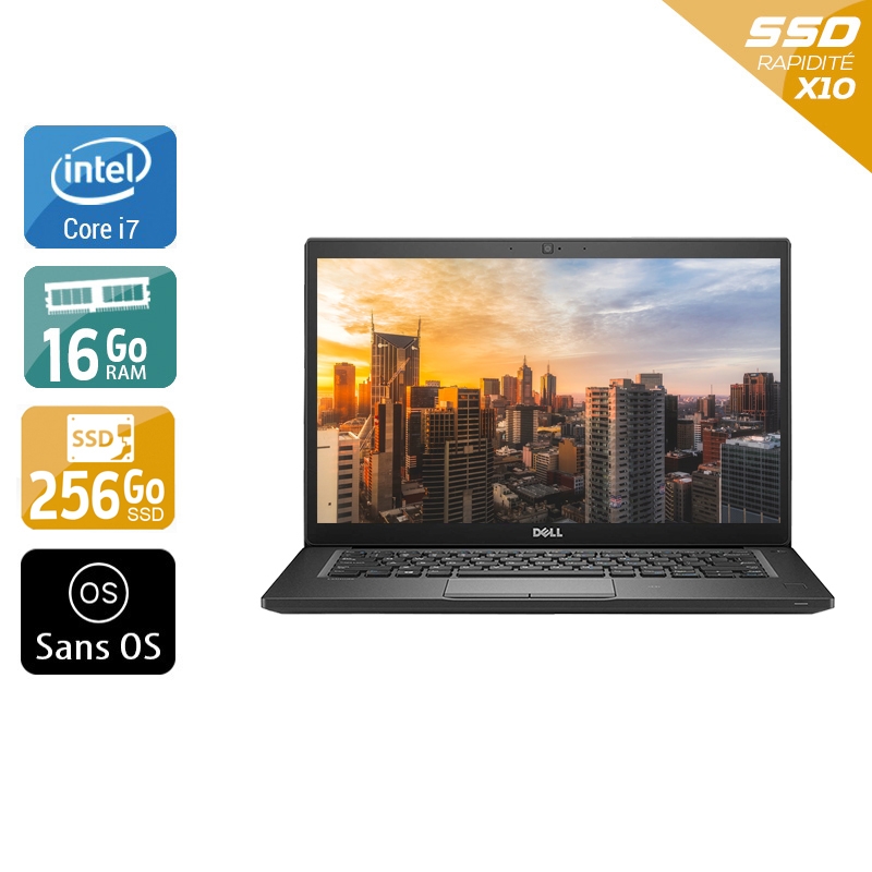 Dell Latitude 7490 14'' i7 Gen 8 - 16Go RAM 256Go SSD Sans OS  Très bon étatOccasion certifiée reconditionnée Bon état -  reconditionné disponible sur Kiatoo