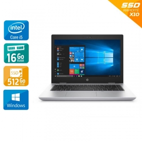 HP ProBook 640 G4 14" i5 Gen 7 - 16Go RAM 512Go SSD Windows 10