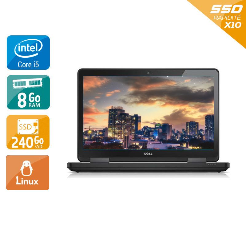 Dell Latitude e5540 15,6" i5- 8Go RAM 240Go SSD Linux