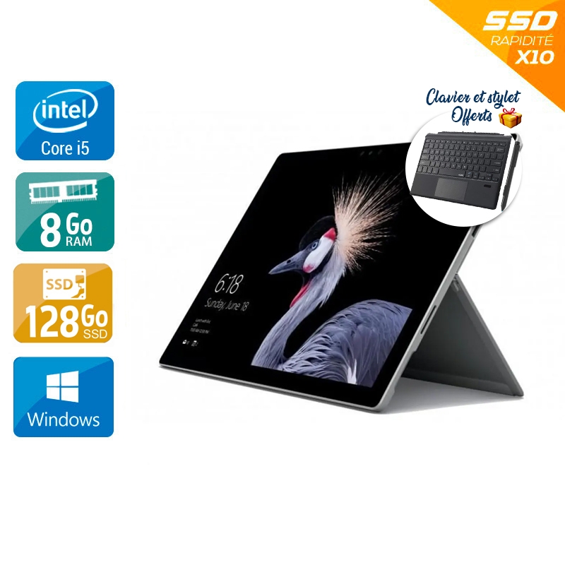 Acheter Microsoft Surface Pro 5 12,3'' (modèle 1796 _ 2017) i5 Gen 7 8Go RAM 128Go SSD Windows 10 État correctOccasion certifiée reconditionnée Bon état - 490,83 € Microsoft Surface Pro 5 12,3'' (modèle 1796 _ 2017) i5 Gen 7 8Go RAM 128Go SSD Windows 10 État correctOccasion certifiée reconditionnée Bon état - reconditionné disponible sur Kiatoo