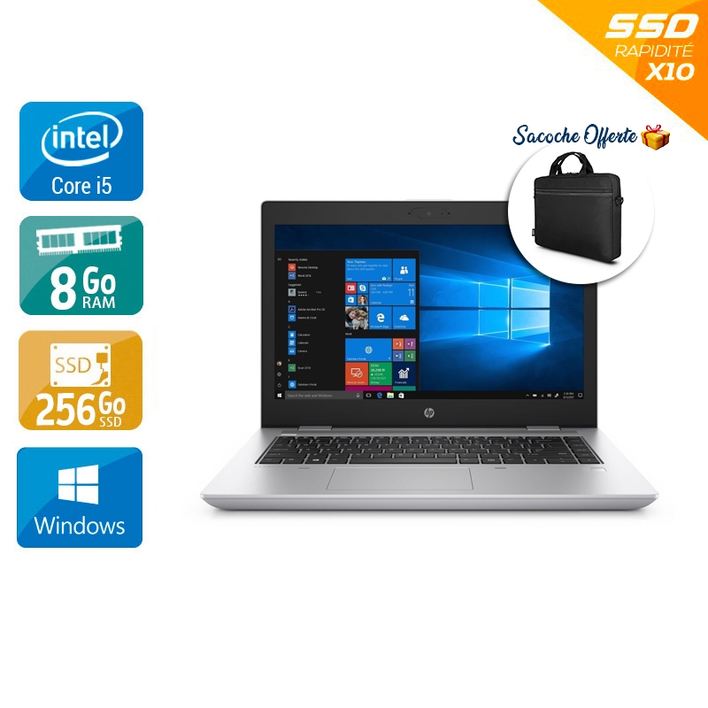 HP ProBook 640 G5 14" i5 Gen 8 - 8Go RAM 256Go SSD Windows 10