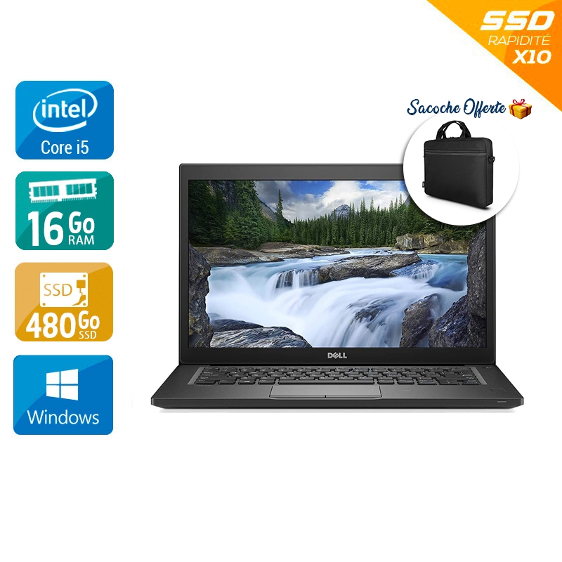 Dell Latitude 7490 i5 Gen 8 - 16Go RAM 480Go SSD Windows 10